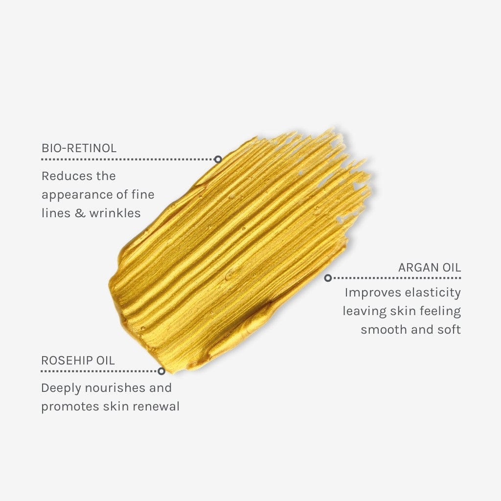 Bio- Retinol gold mask. - The Natural Beauty Club