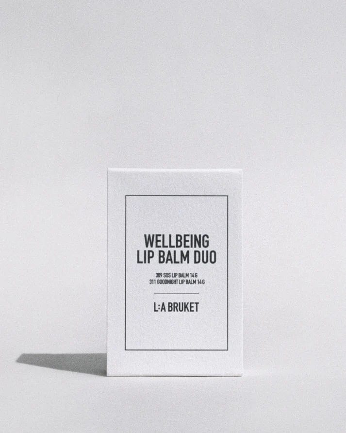 L:A BRUKET - Wellbeing lip balm duo - The Natural Beauty Club