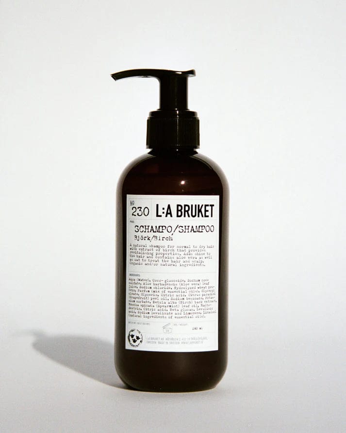 L:A BRUKET - 230 shampoo Birch (normal to dry hair) - The Natural Beauty Club