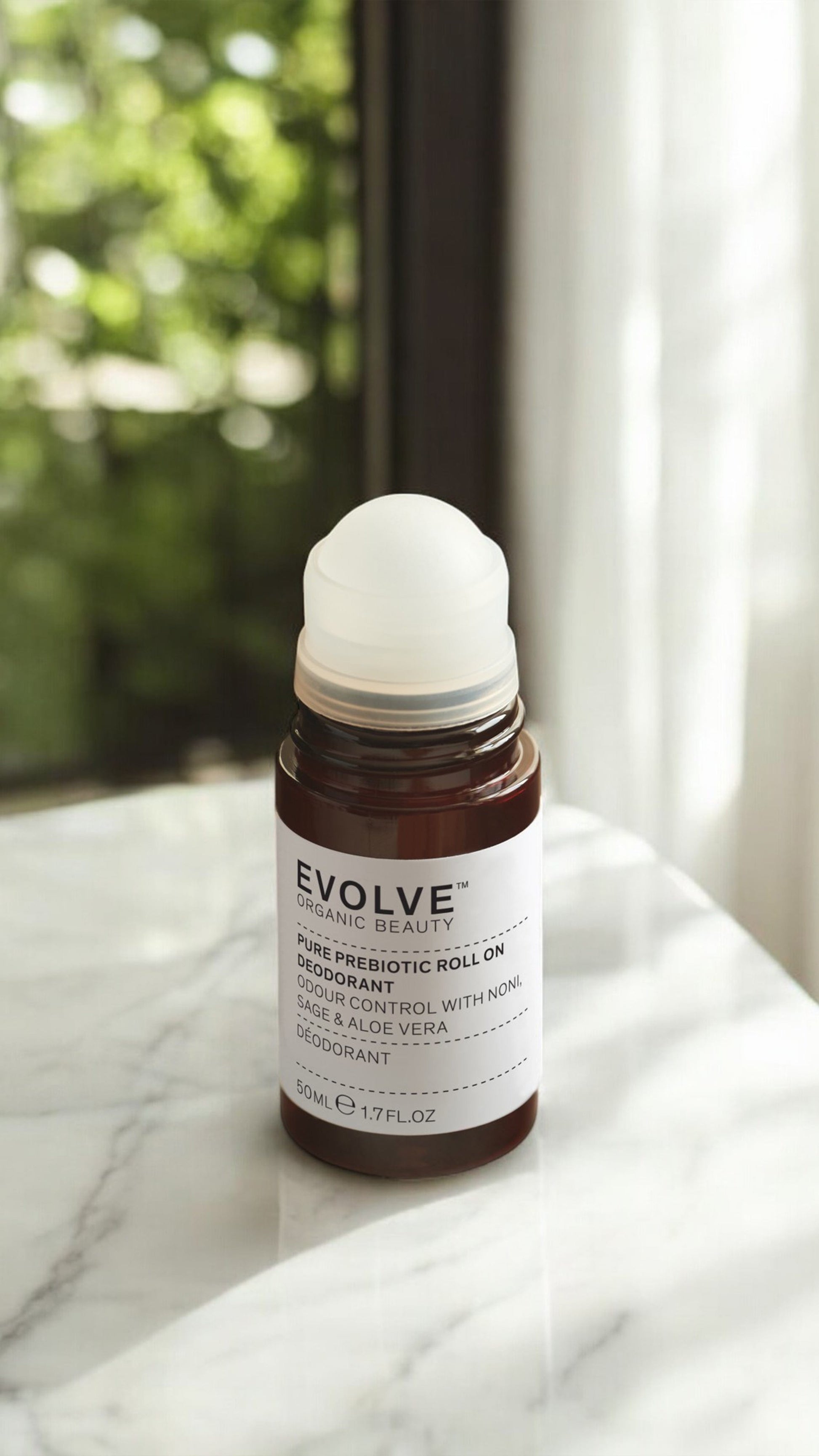 Pure prebiotic roll on deodorant - The Natural Beauty Club