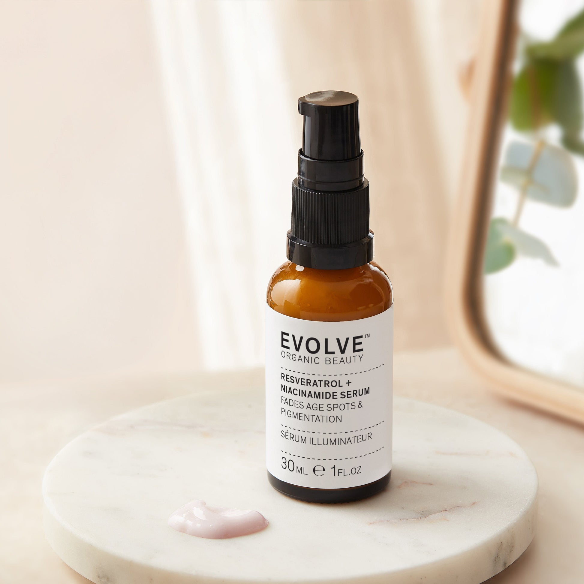Resveratrol & niacinamide serum - The Natural Beauty Club