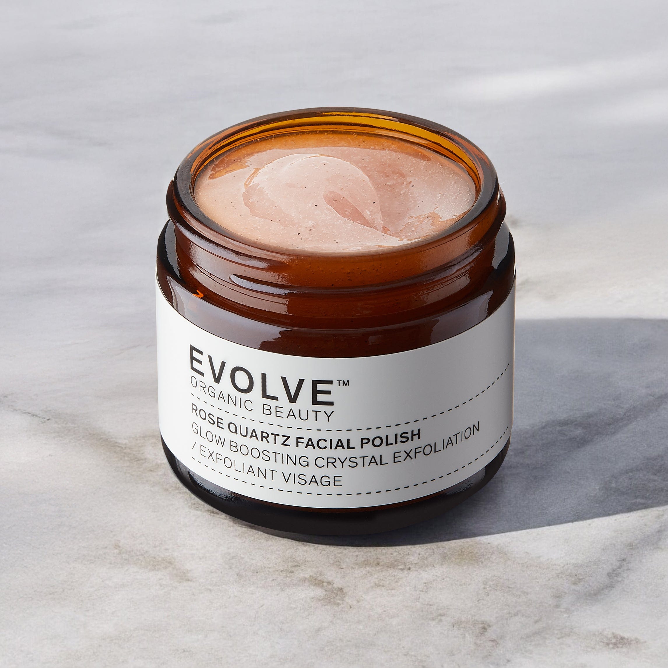 Rose quartz facial polish - The Natural Beauty Club