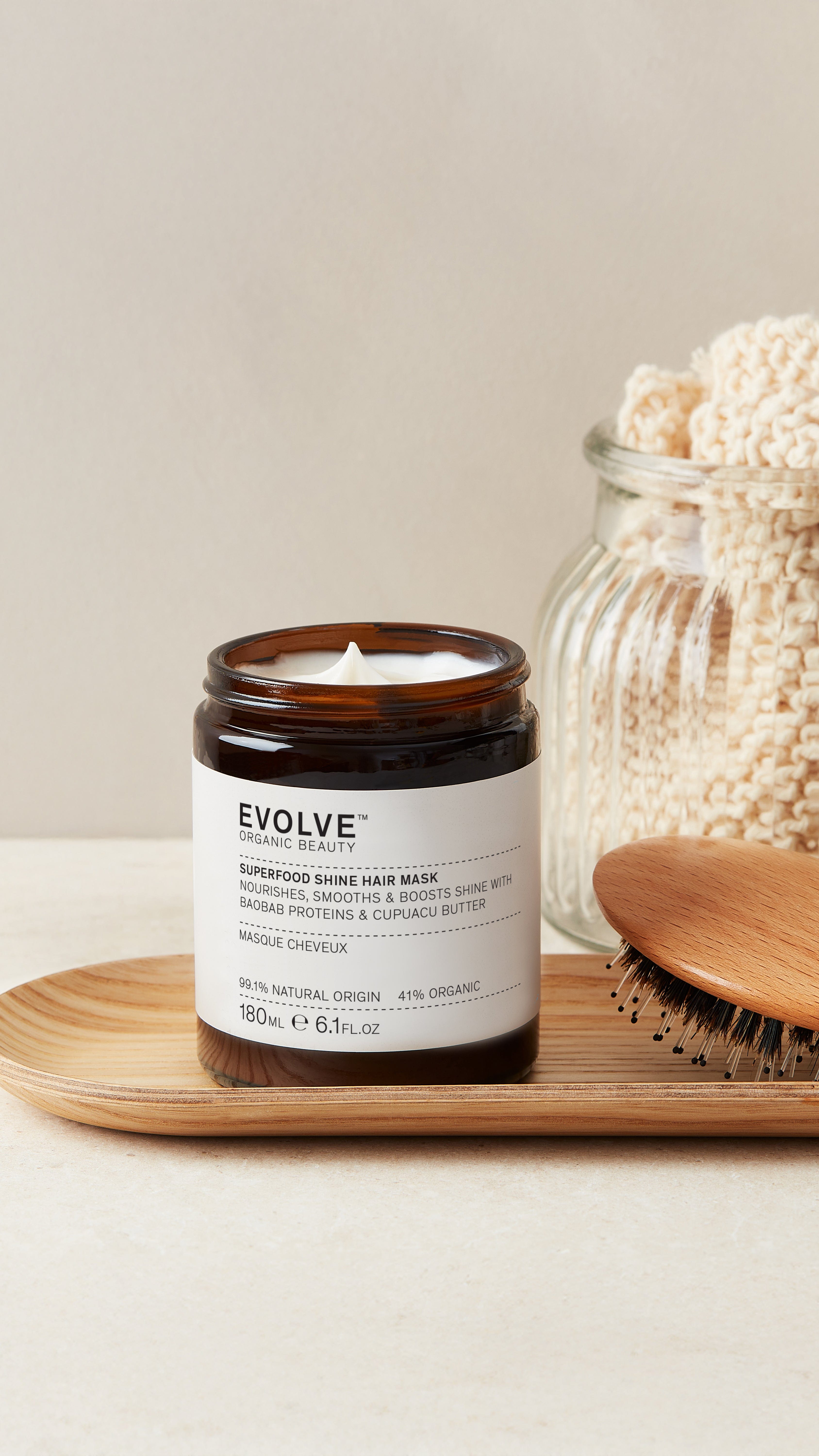 Superfood shine hair mask - The Natural Beauty Club