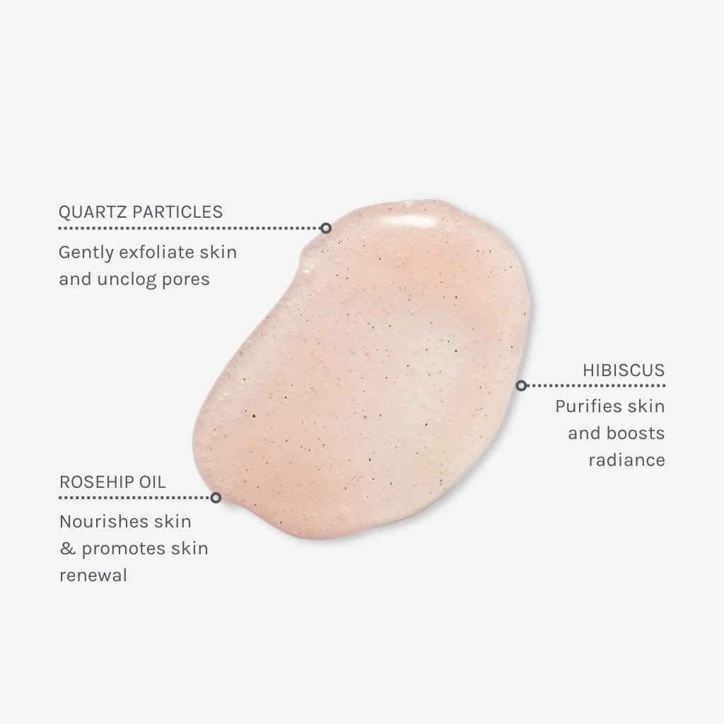 Rose quartz facial polish - The Natural Beauty Club