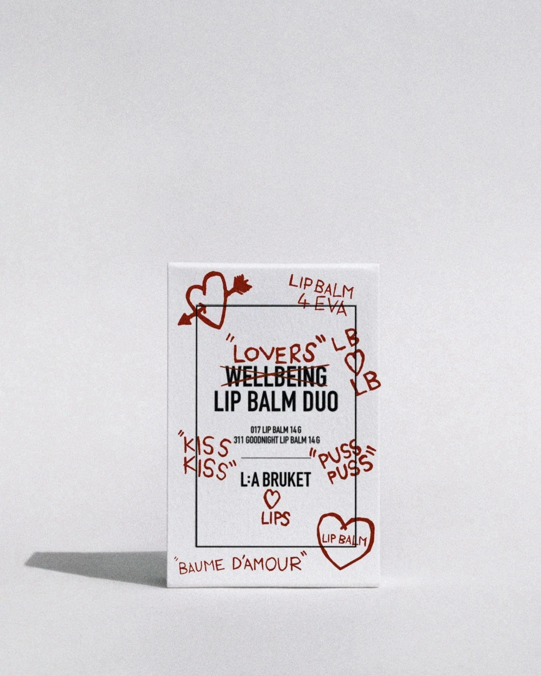 L:A BRUKET - Lovers lip balm duo - The Natural Beauty Club