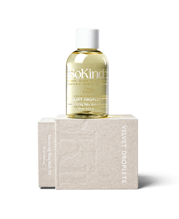 Gouttelettes de velours (huile de bain nourrissante pour bébé)