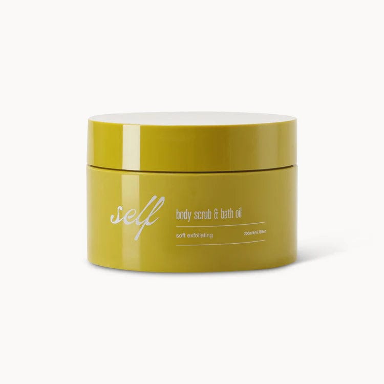 SELF - Soft Exfoliating  Body Scrub & Bath Oil - The Natural Beauty Club