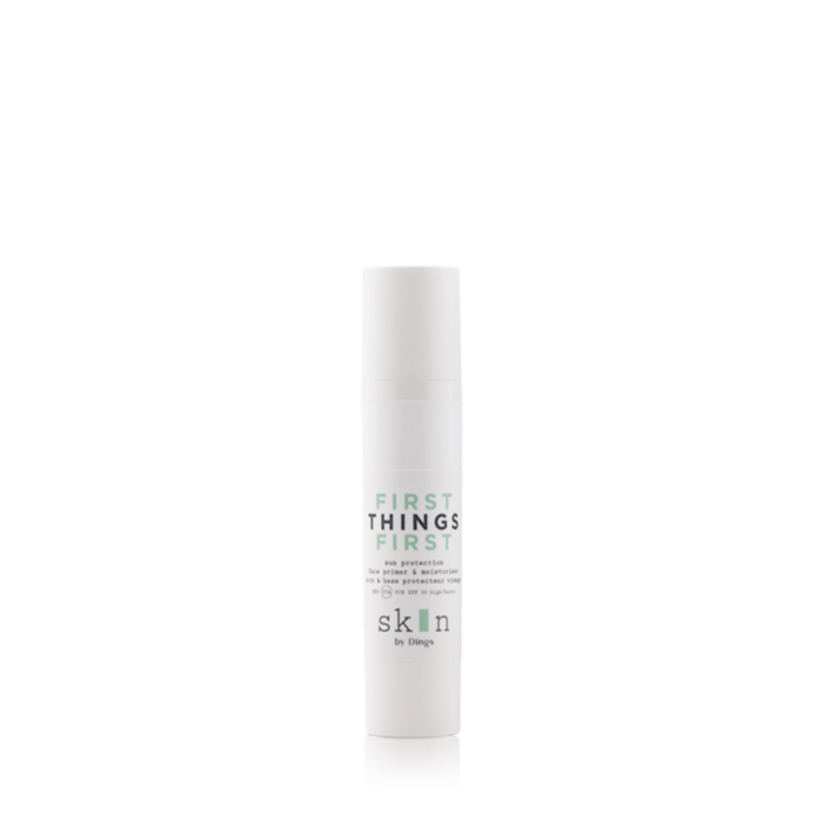First Things First: Face primer & moisturizer SPF 30 - The Natural Beauty Club
