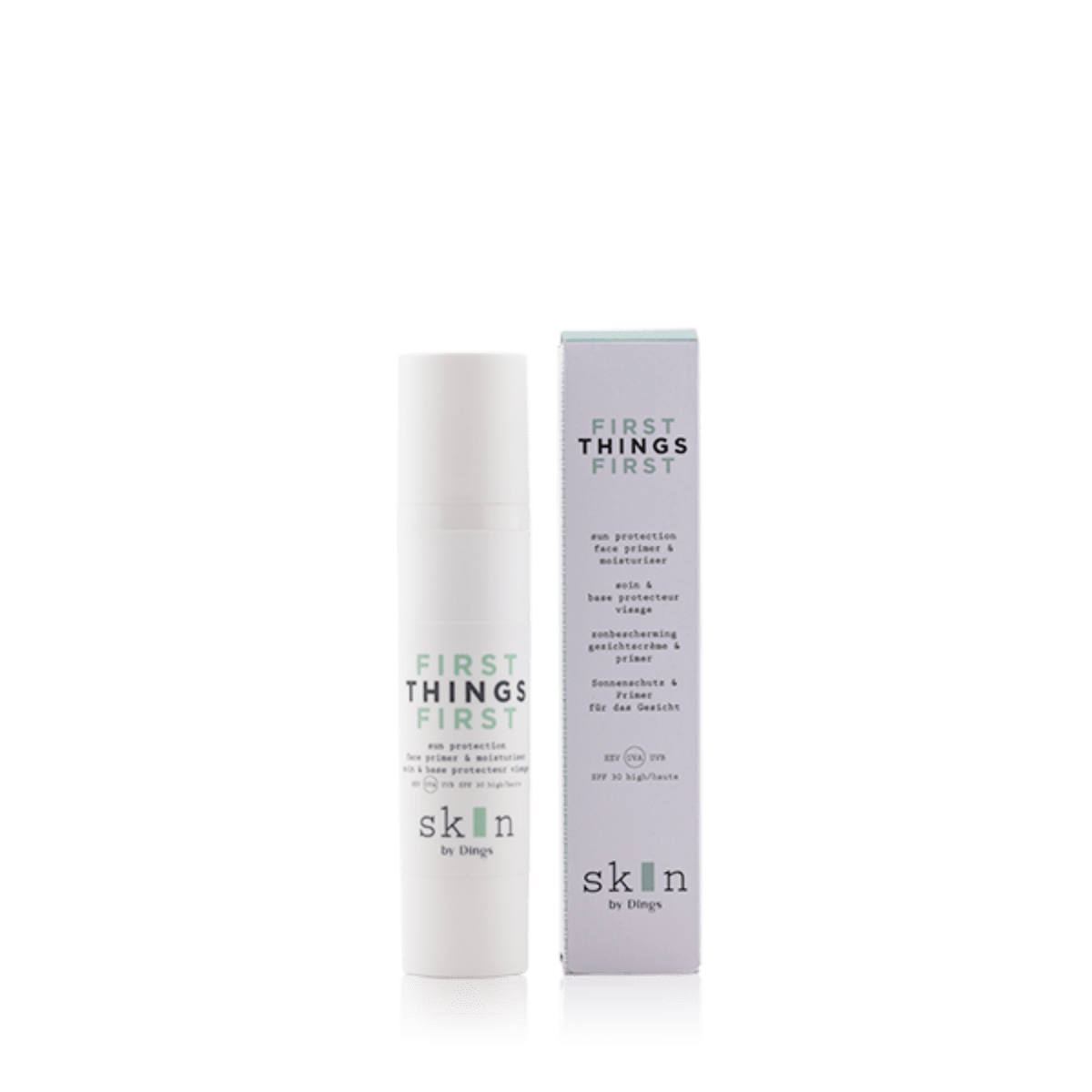 First Things First: Face primer & moisturizer SPF 30 - The Natural Beauty Club