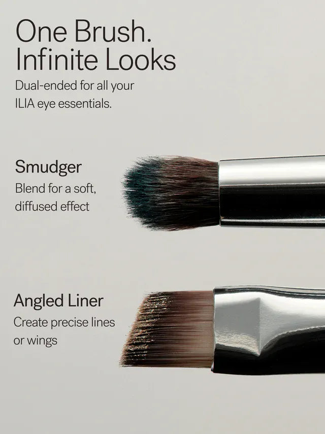 Angled line + smudge brush