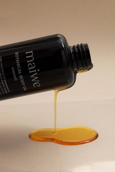 MAIWE - Botanical Body Oil (unscented) - The Natural Beauty Club