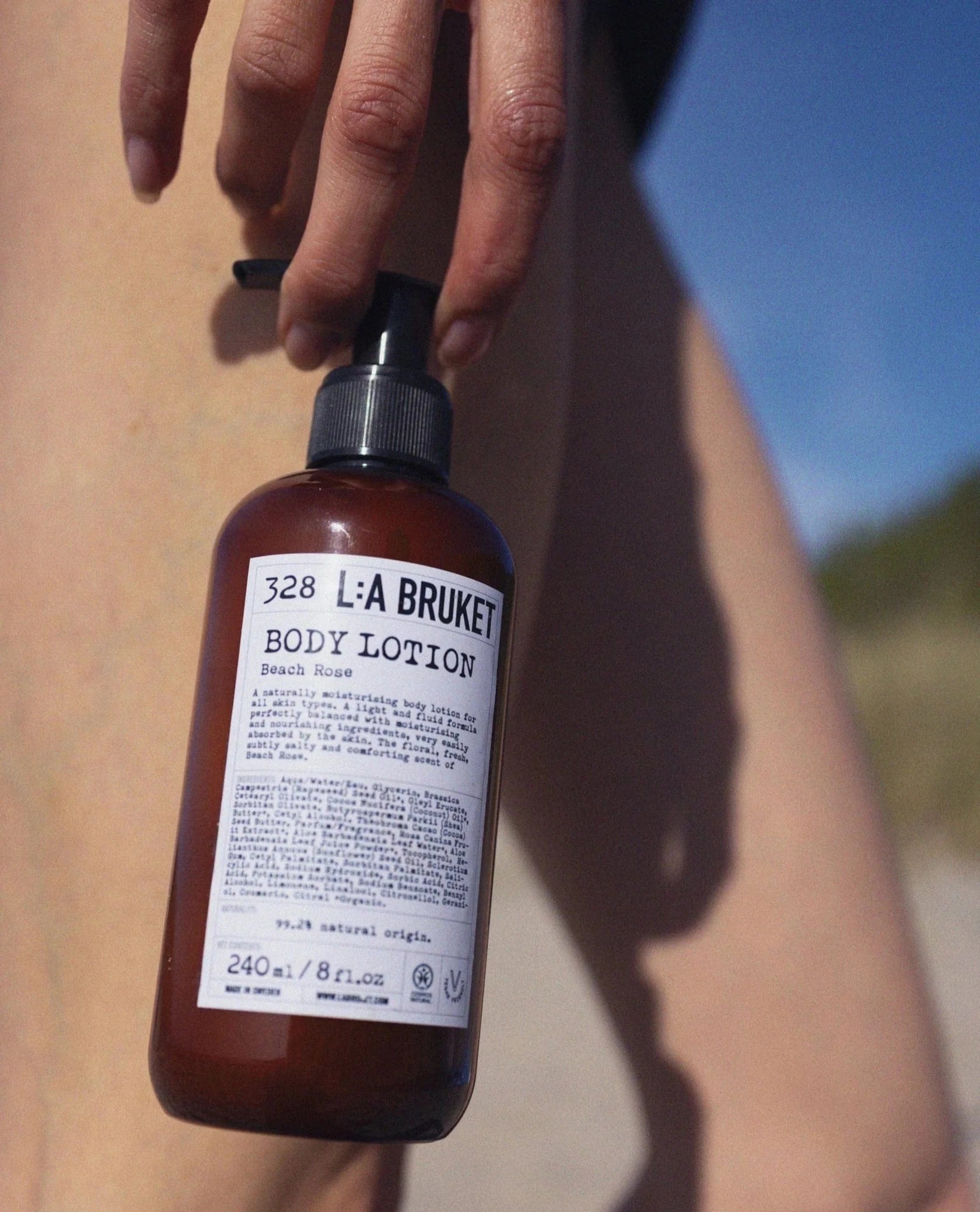 328 Body Lotion/ Beach Rose - The Natural Beauty Club