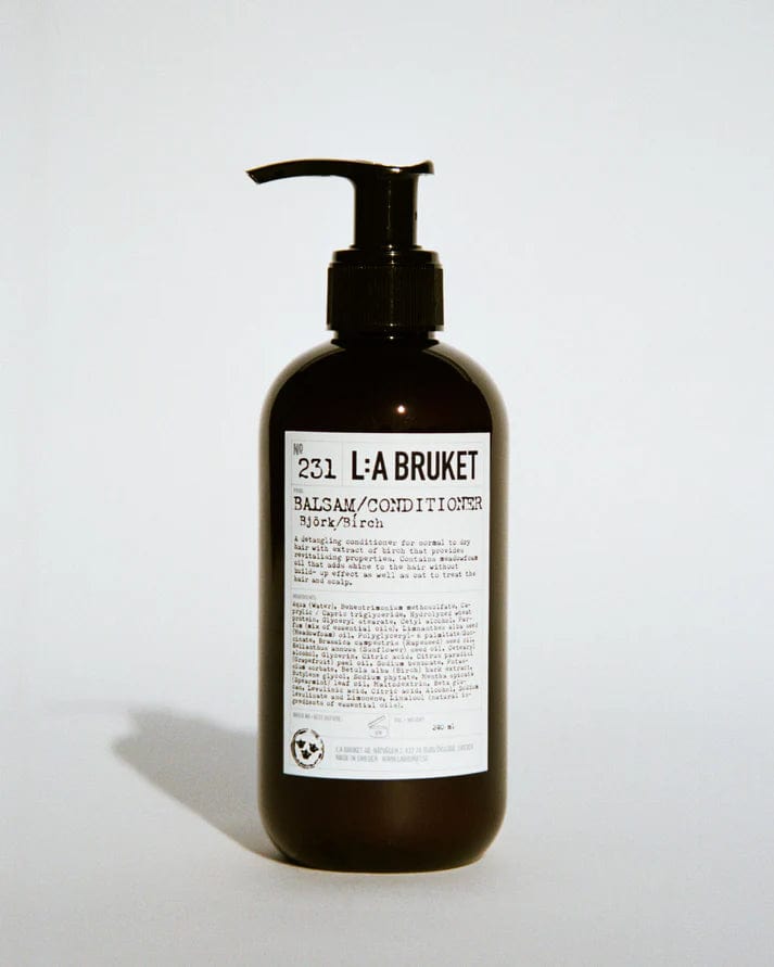L:A BRUKET - 231 conditioner Birch (normal to dry hair) - The Natural Beauty Club