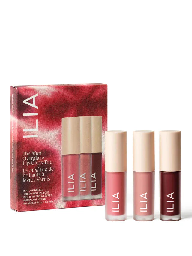 The mini overglaze lip gloss trio - The Natural Beauty Club