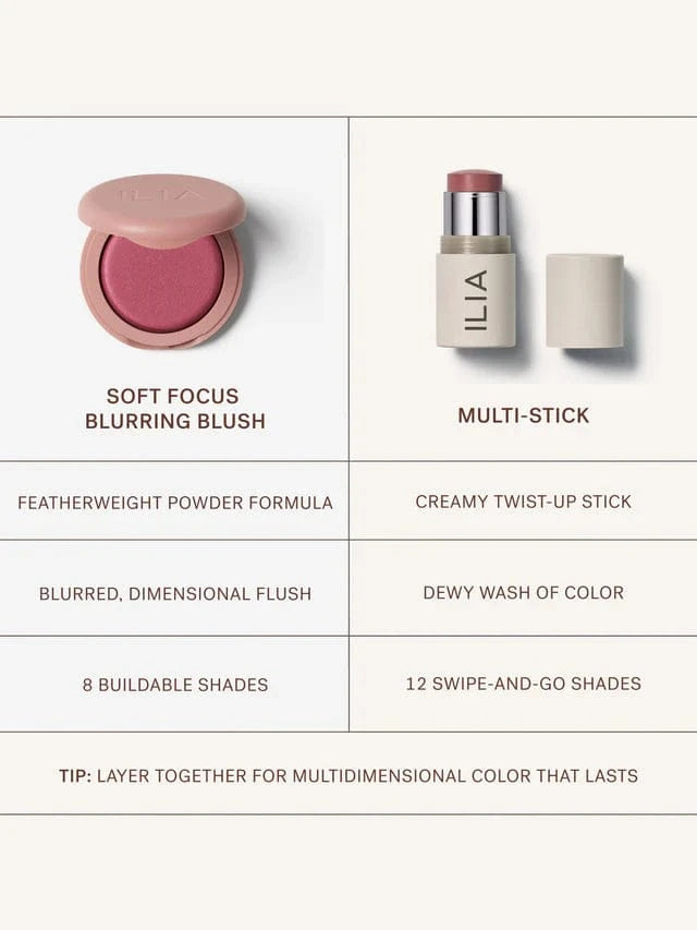 Soft focus blurring powder blush - The Natural Beauty Club