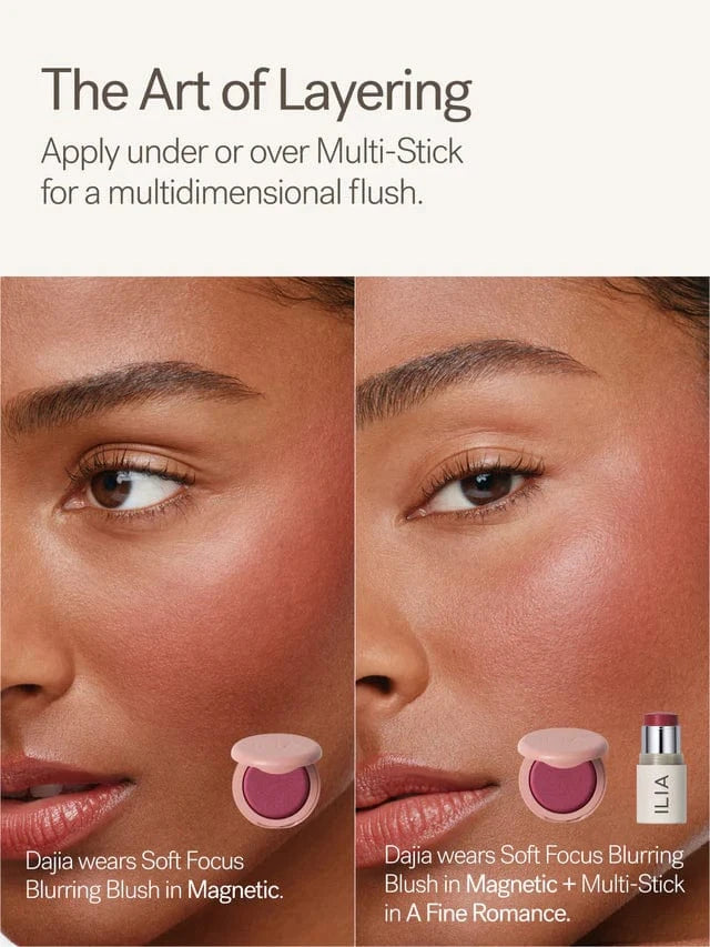 Soft focus blurring powder blush - The Natural Beauty Club