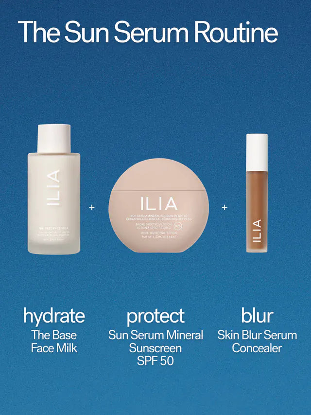 Sun serum mineral sunscreen SPF50 - The Natural Beauty Club