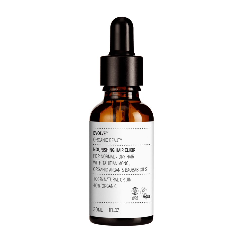 EVOLVE - Nourishing Hair Elixir - Dry hair serum - The Natural Beauty Club