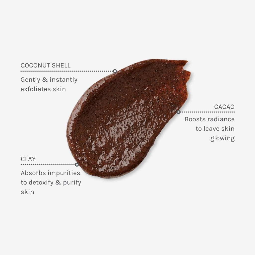 Radiant glow 2-in-1 scrub mask