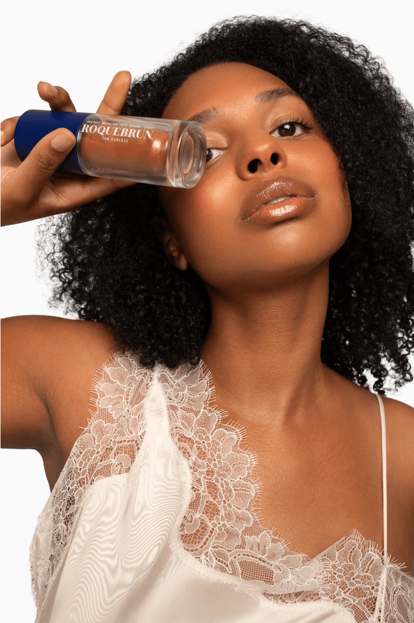 Instant bronzing face serum - The Natural Beauty Club