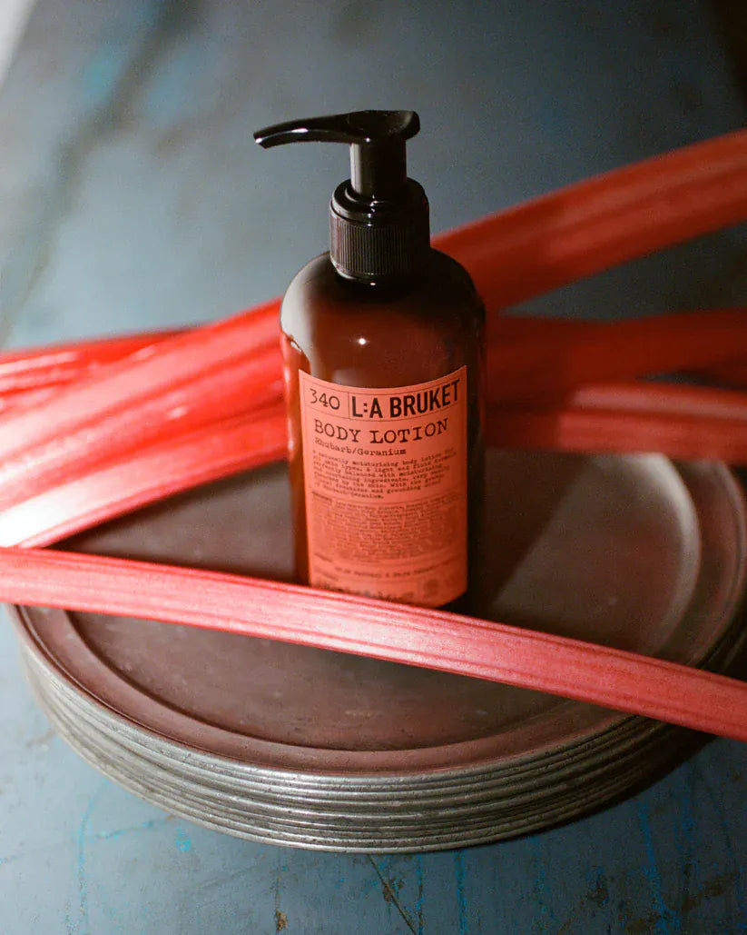 340 Body Lotion Rhubarb / Geranium - The Natural Beauty Club