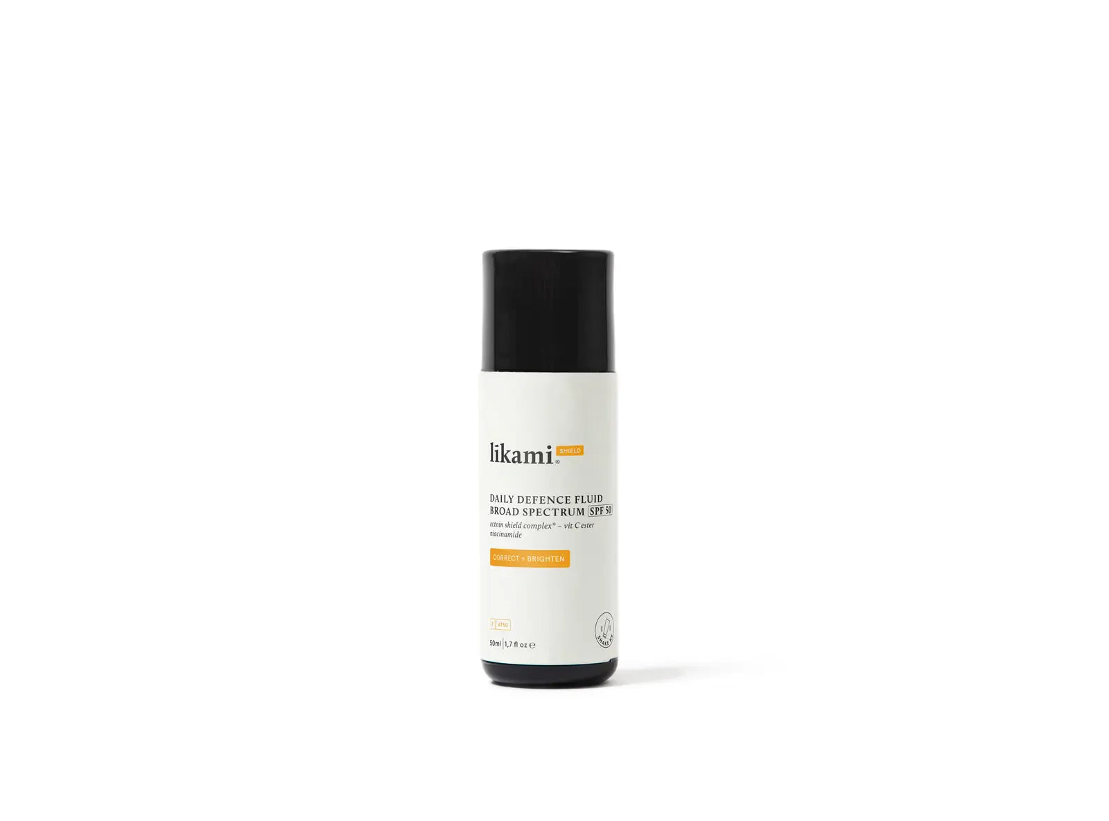 Daily Defence Fluid SPF50: Correct + brighten - The Natural Beauty Club