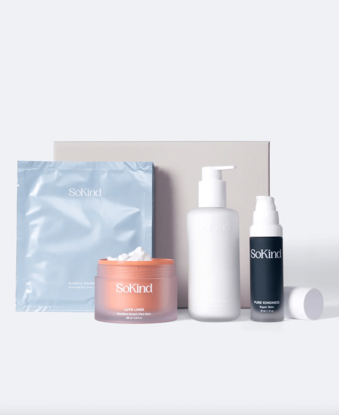 SO KIND - Pregnancy Skin Care Kit - The Natural Beauty Club