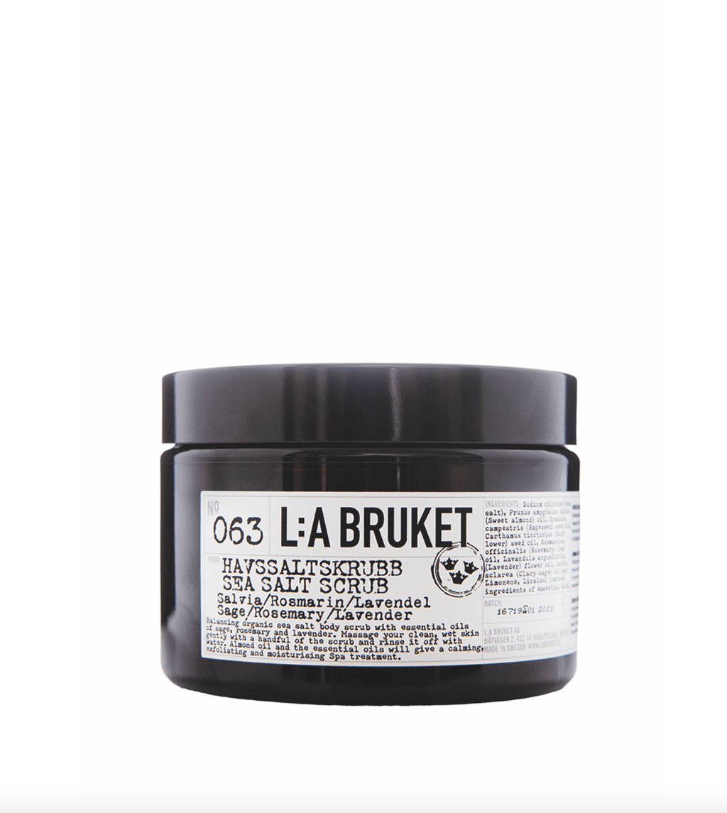 L:A BRUKET - 063 Sea Salt Scrub Sage / Rosemary / Lavender