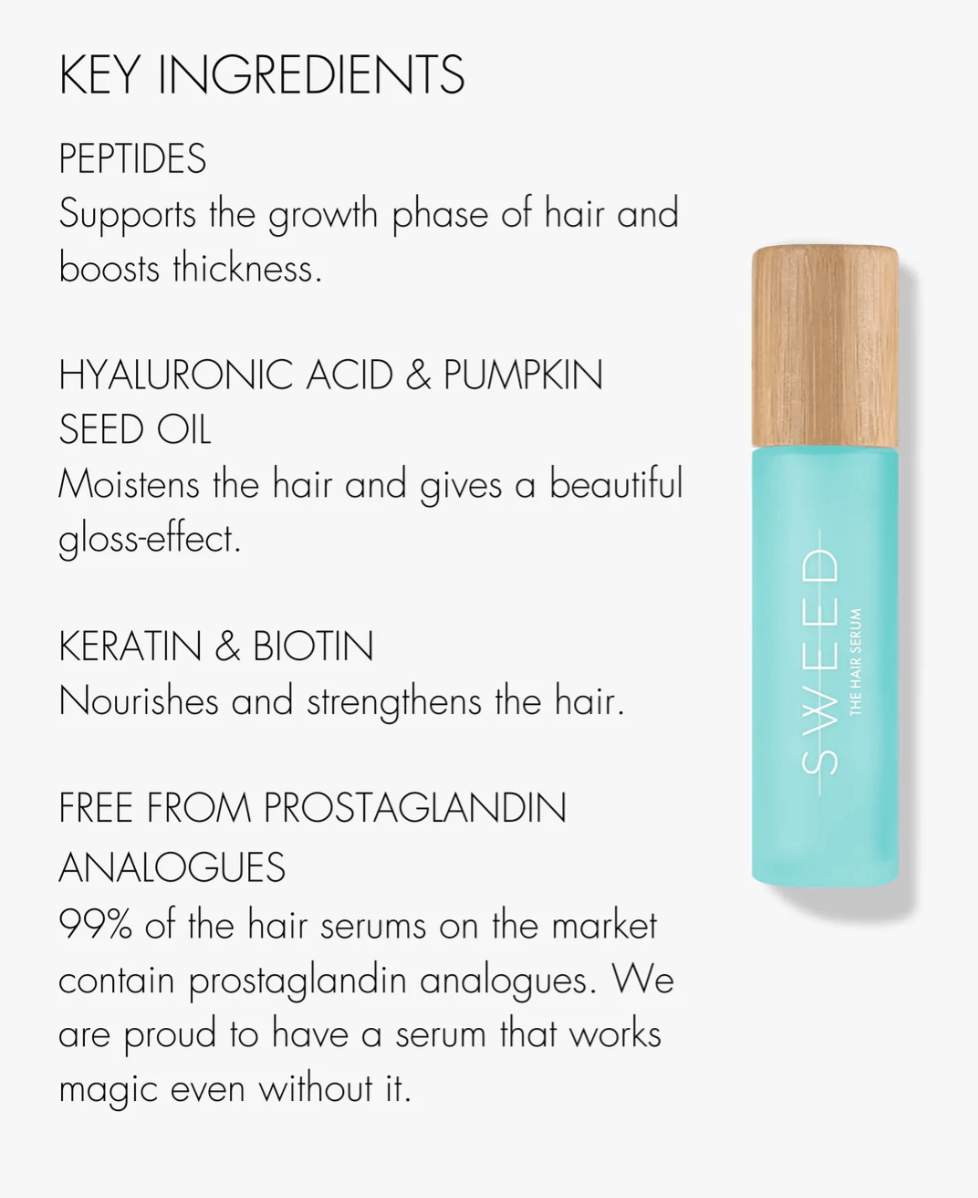 The hair serum - The Natural Beauty Club