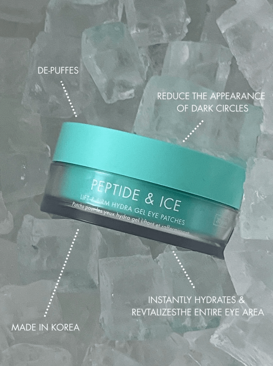 Peptide & Ice - Lift & firm hydra gel eye patches - The Natural Beauty Club