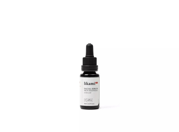 Facial serum skin redness