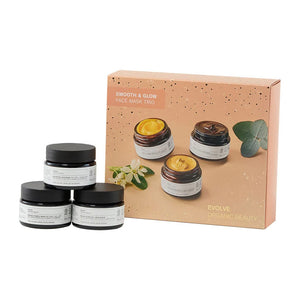 EVOLVE - Smooth & glow (face mask trio) - The Natural Beauty Club
