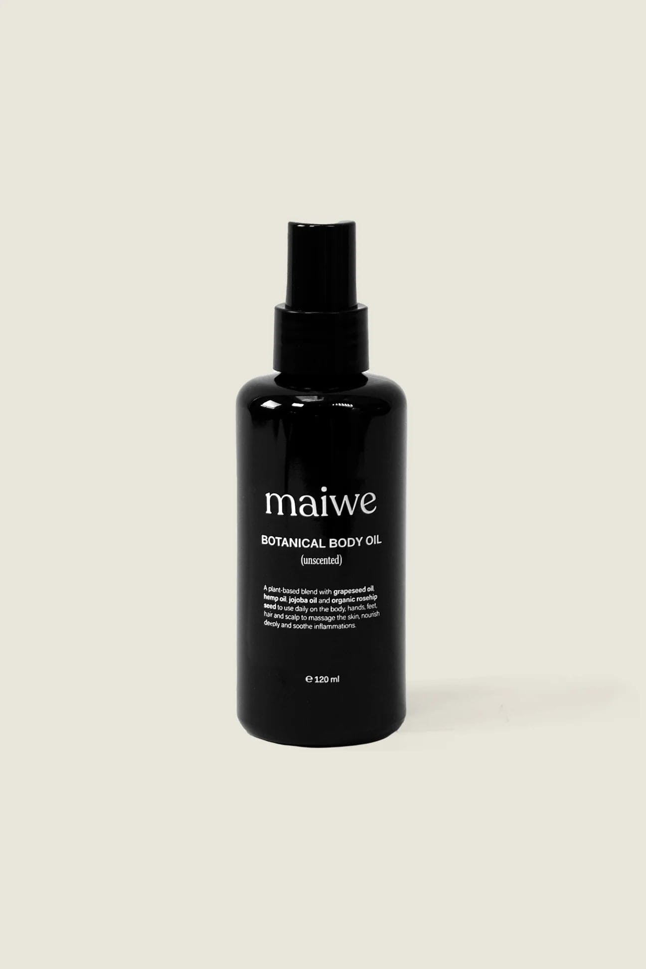 MAIWE - Botanical Body Oil (unscented) - The Natural Beauty Club