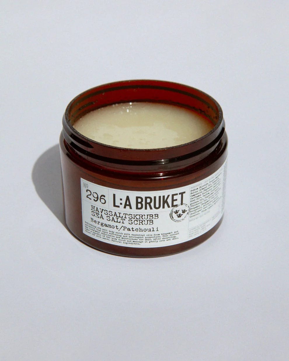 L:A BRUKET - 296 Sea Salt Scrub Bergamot / Patchouli - The Natural Beauty Club