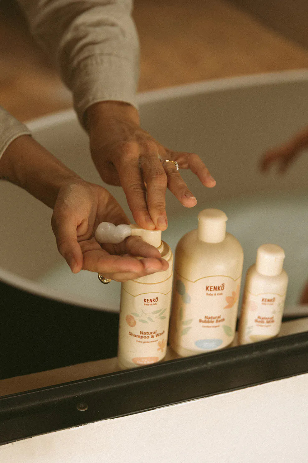 Shampoo & Wash Mousse - Baby & Kids - The Natural Beauty Club