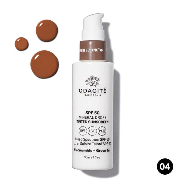 ODACITE - SPF 50 mineral drops Tinted Sunscreen - The Natural Beauty Club