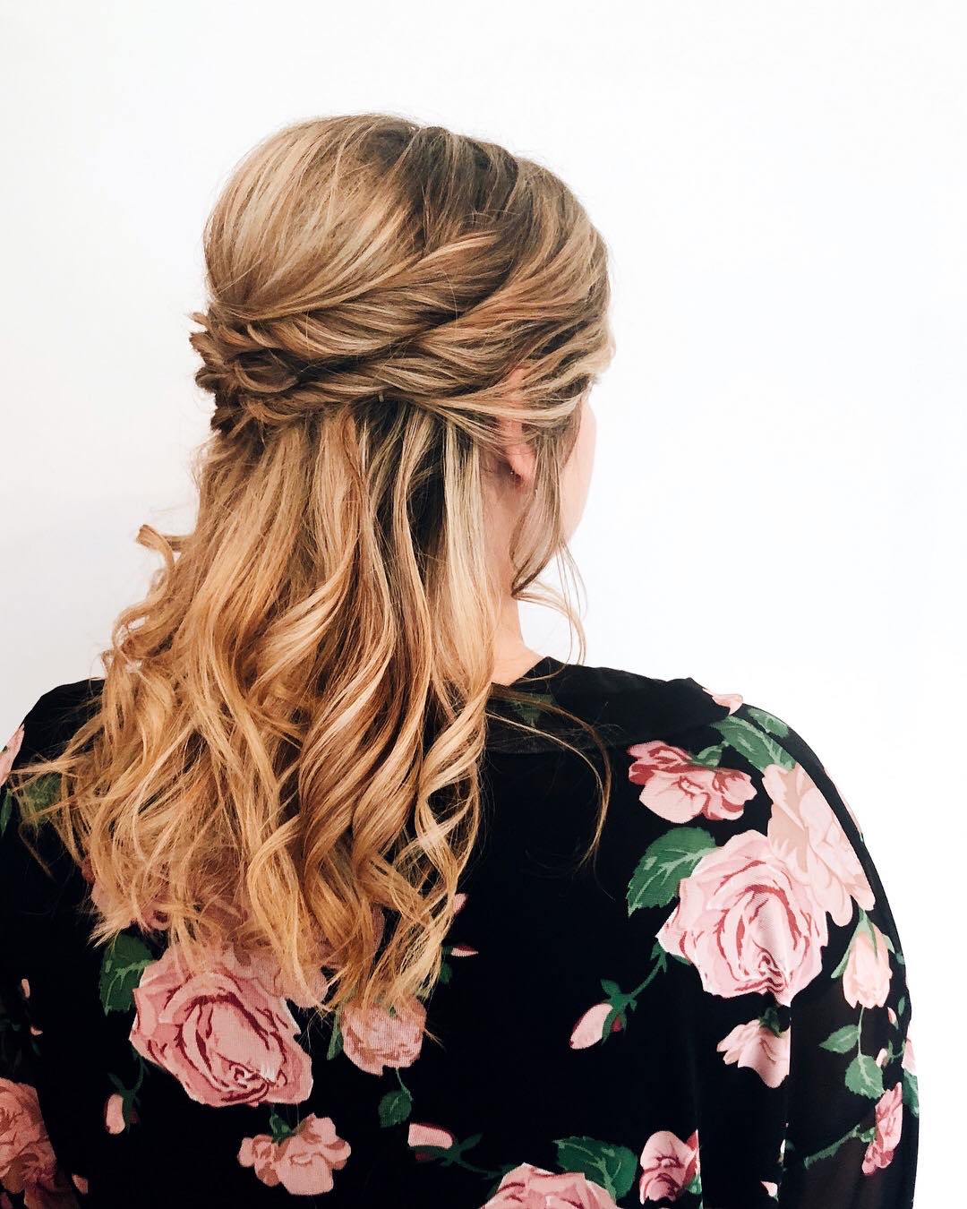 Bruidskapsel op Trouwdag @ The Natural Beauty Club - The Natural Beauty Club