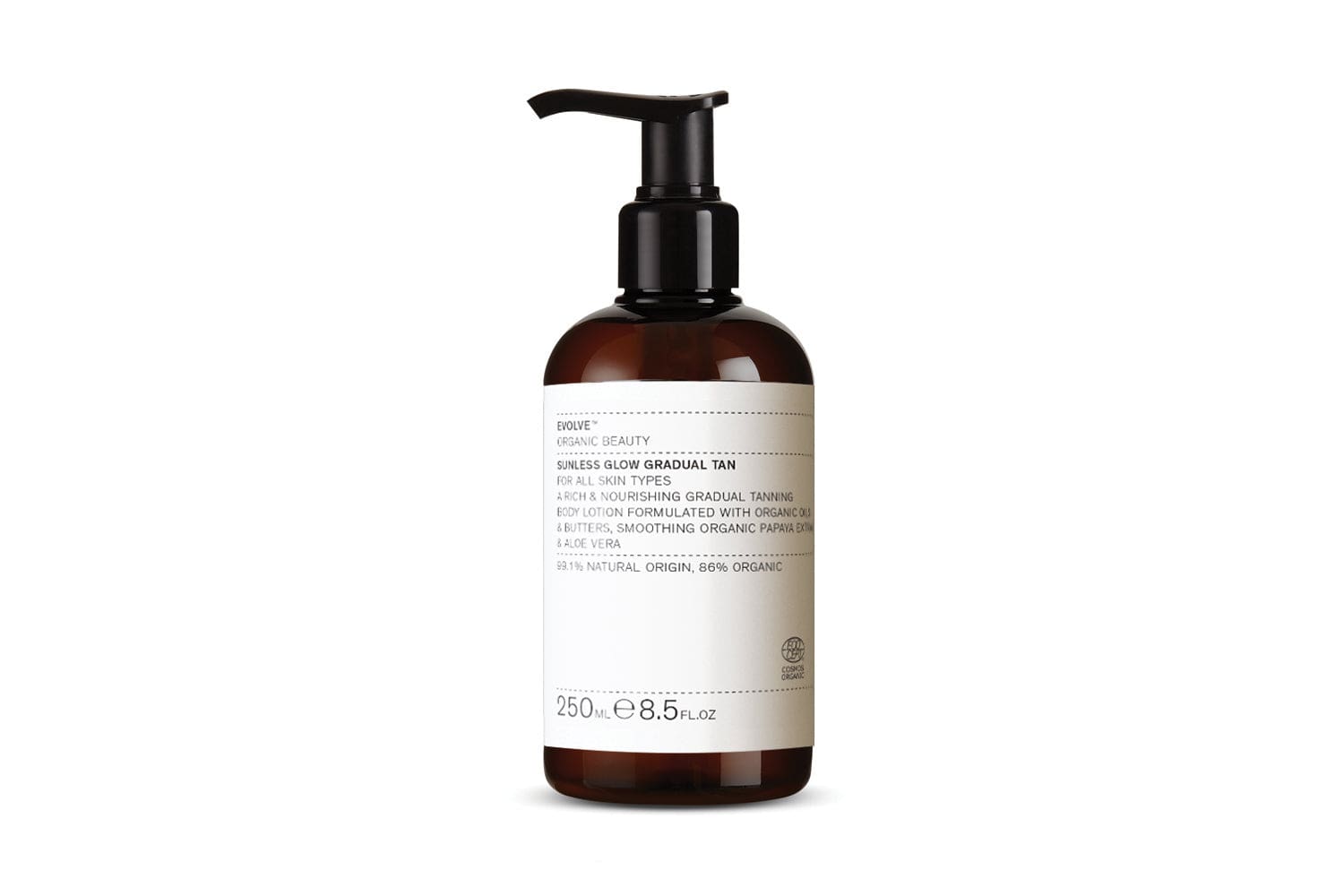 EVOLVE - Sunless Glow Gradual Tan - The Natural Beauty Club