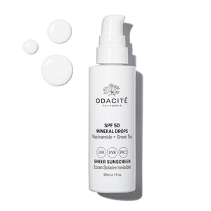 ODACITE - SPF 50 mineral drops - The Natural Beauty Club